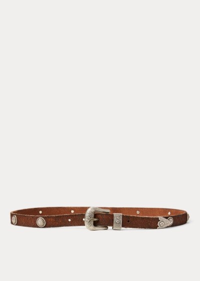 Women's Polo Ralph Lauren Western Calfskin Belt | 821456DJE